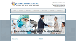 Desktop Screenshot of labthruput.com